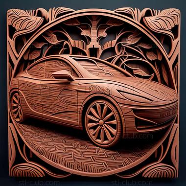 3D модель Tesla Model 3 (STL)